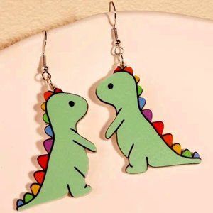 DINOSAUR EARRINGS